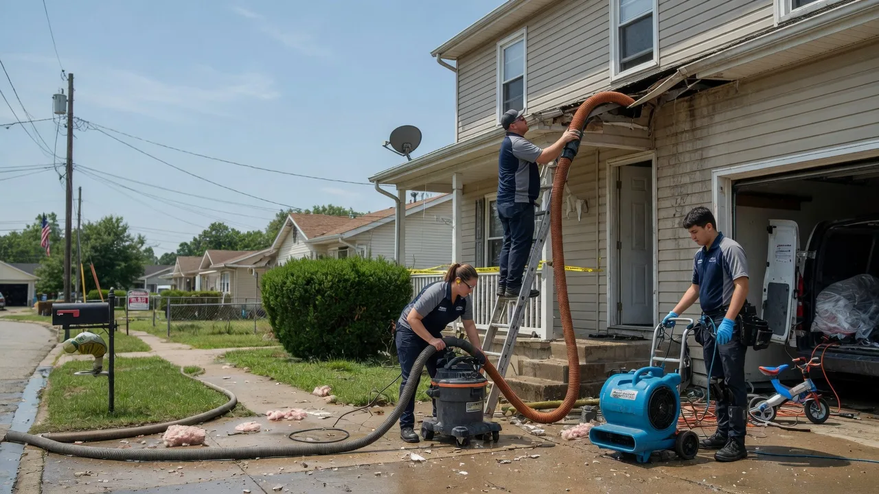 Water Damage Restoration in Pittsburg, IL near me